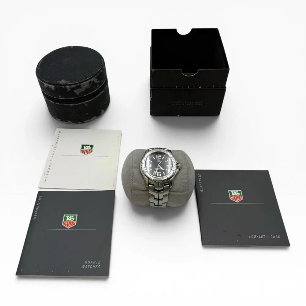 TAG Heuer Link Quartz Professional WT1110.Black Quartz Men's 42mm Classic Swis